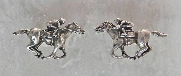 Finishing Touch Thoroughbred Racer Earrings