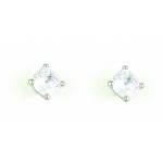 Finishing Touch 6.5 mm CZ Stud Earrings - Crystal