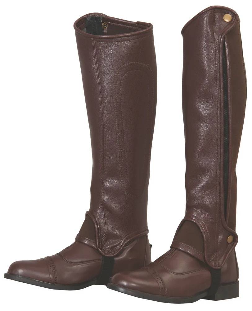 TuffRider Adult Grippy Grain Half Chaps