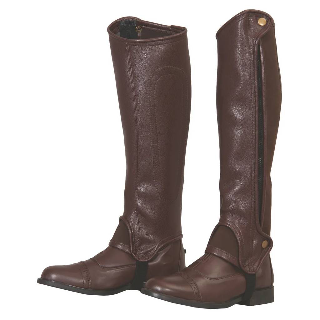 TuffRider Adult Grippy Grain Half Chaps