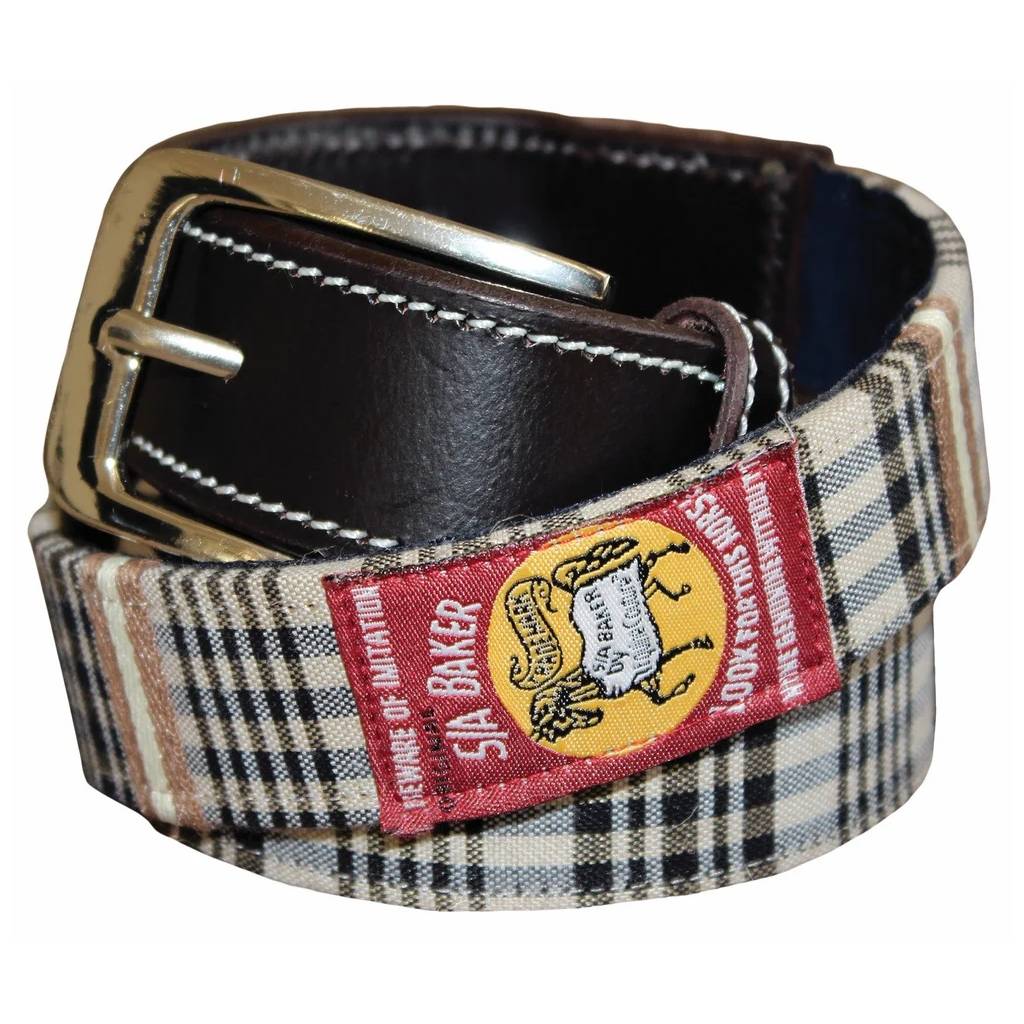 Equine Couture Baker Ladies Classic Plaid Belt