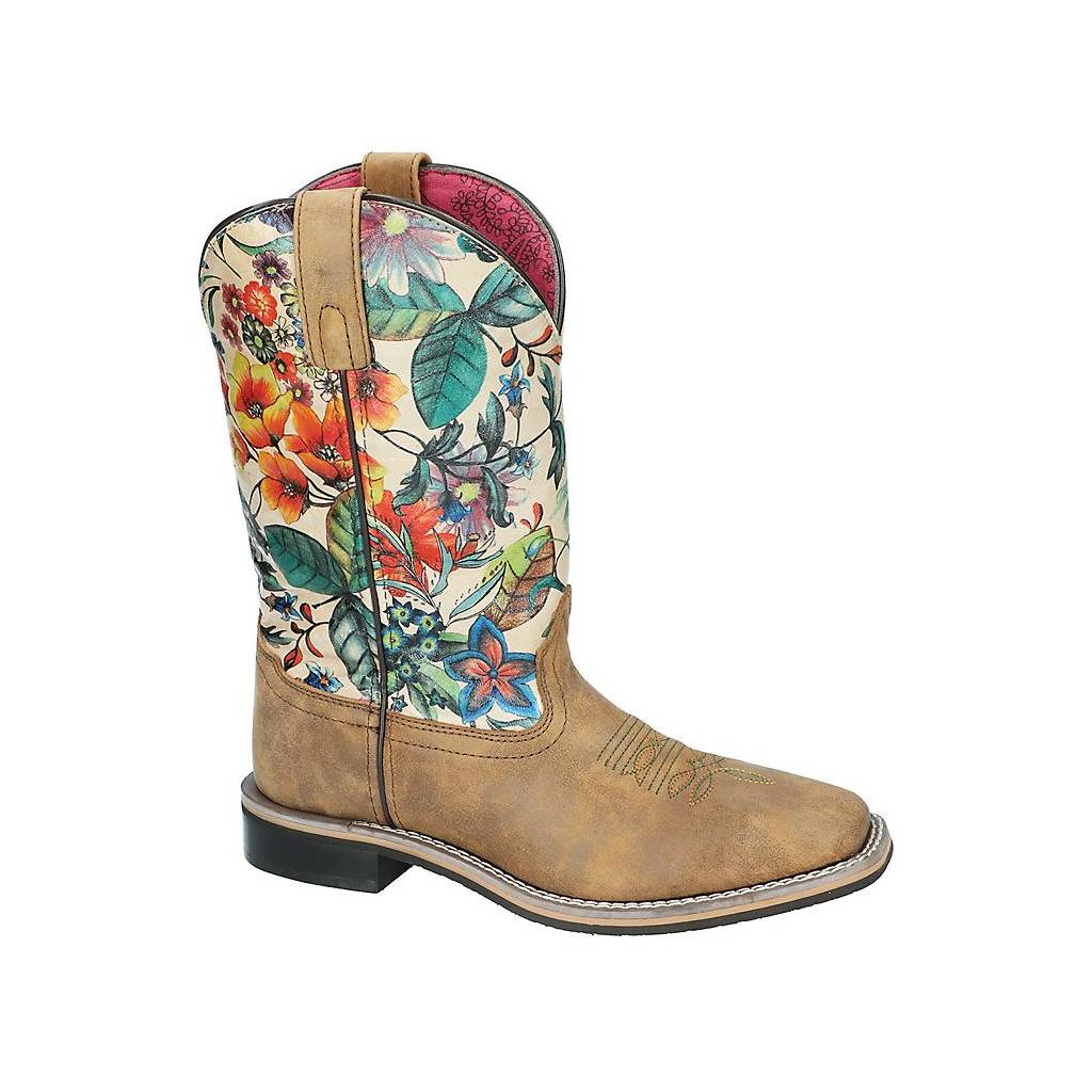 Smoky Mountain Ladies Blossom Leather Western Boots