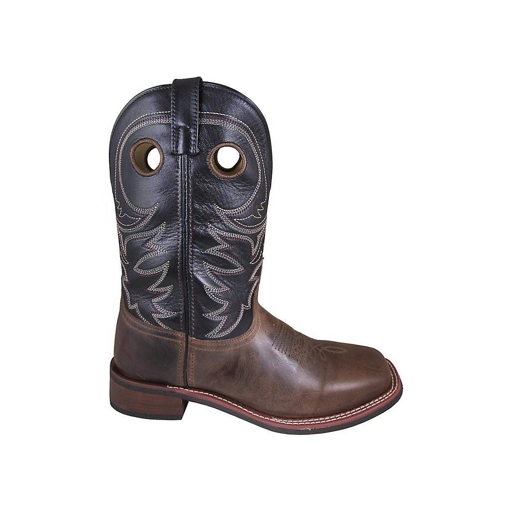 Smoky Mountain Mens Hudson Leather Western Boots