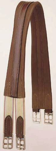 Tory Leather Contour English Girth with Elastic
