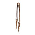 Tory Leather Split Ear Training Headstall - Snap Ends