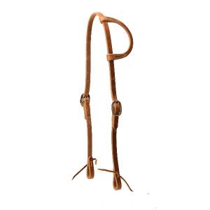 Tory Leather Heavy Weight One Ear Headstall - Tie Ends