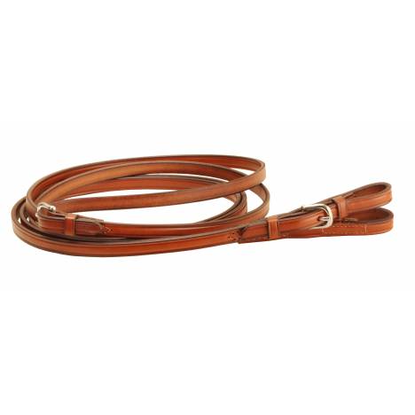 Tory Leather Single Ply Reins - Buckle Bit Ends