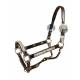 Tory Leather Maybach Style Silver Halter W/ Lead