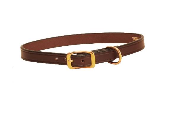 tory leather dog collar