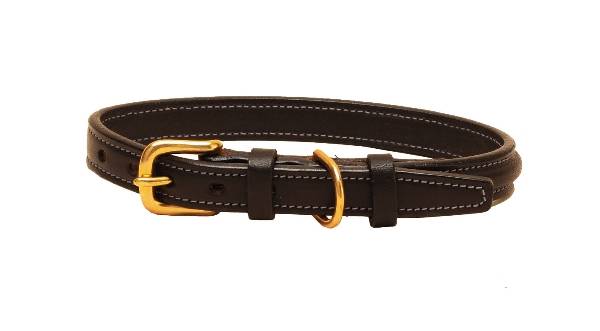 Tory leather best sale dog collar