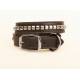 Tory Leather Leather Clinchers Dog Collar