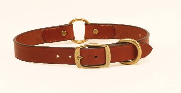 leather hunting dog collars
