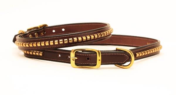 tory leather dog collar