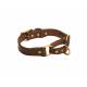 Tory Leather Martingale Leather Dog Collar