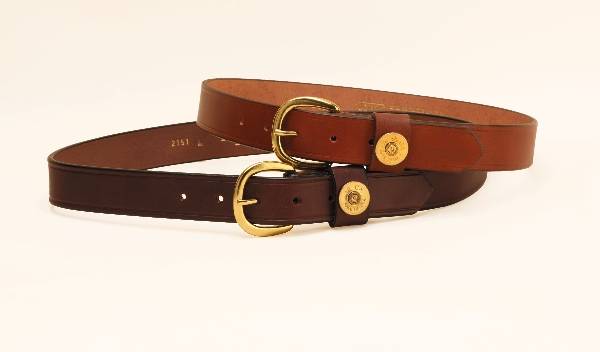 TORY LEATHER 1 1/4 Shot Shell Belt with Brass Buckle | HorseLoverZ