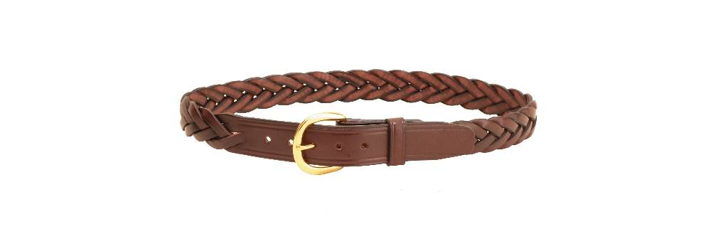 Tory Leather 1 1/4 Braided Belt