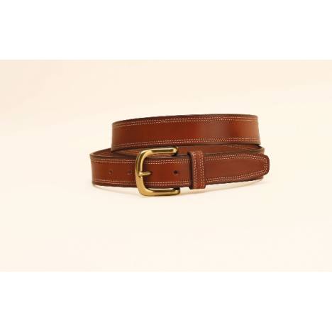 Tory Leather 1 1/4" Harness Leather Double Stitched Belt