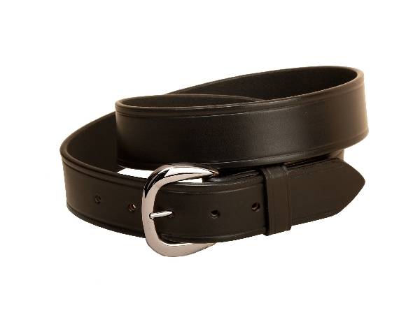 Tory Leather 1 1/2 inch Plain Belt with Brass Buckle