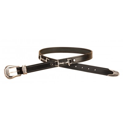 Tory Leather Snaffle Bit Belt w/ Silver Buckle Belt – Beval Saddlery