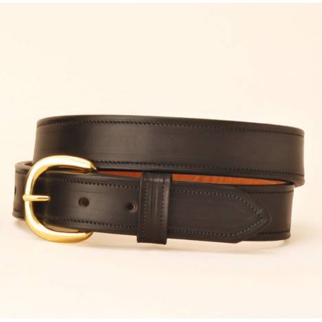Tory Leather 1-1/4" Double & Stitched Belt
