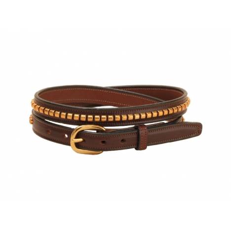Tory Leather 3/4" Belt with Brass Clinchers