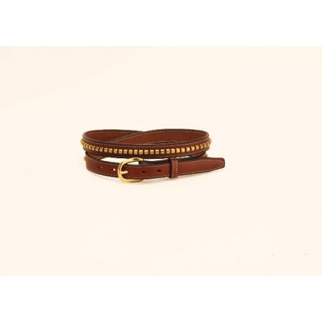 Tory Leather 3/4" Belt with Brass Clinchers