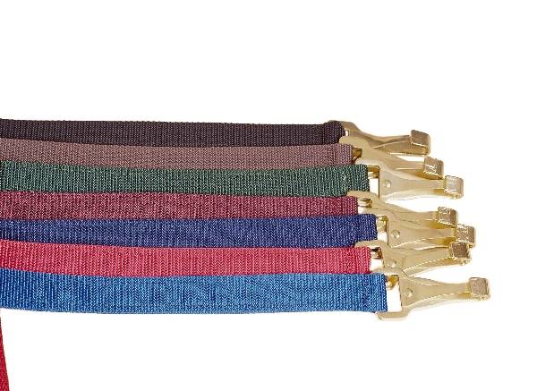Tory Leather Nylon Rope Draw Reins - Rein Snaps