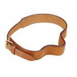 Tory Leather Leather French Style Cribbing Strap W/ Steel Plate