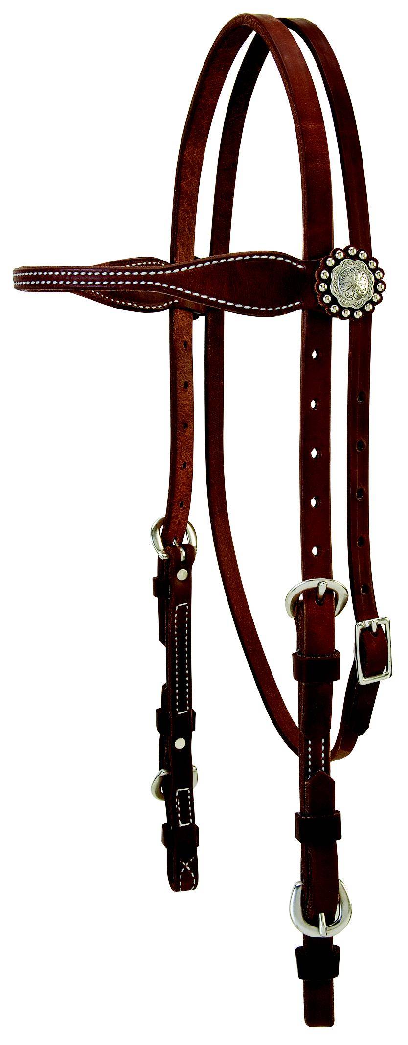 Weaver Leather Protack Oiled Browband Headstall