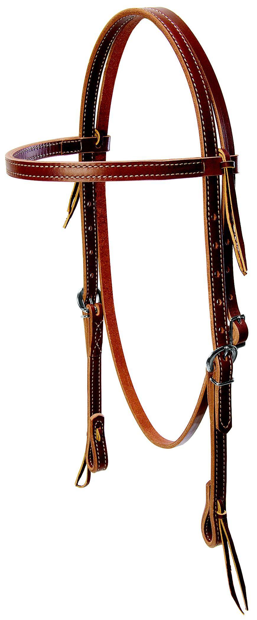 Weaver Leather Deluxe Latigo Browband Headstall