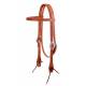 Weaver Leather Tooled Browband Headstall With Hearts