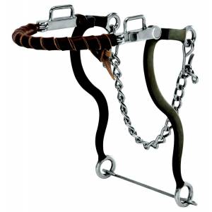 Weaver Leather Hackamore With  Leather Wrapped Noseband