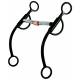 Weaver Leather Prof Thin Style Shank Snaffle W/Copper Roller