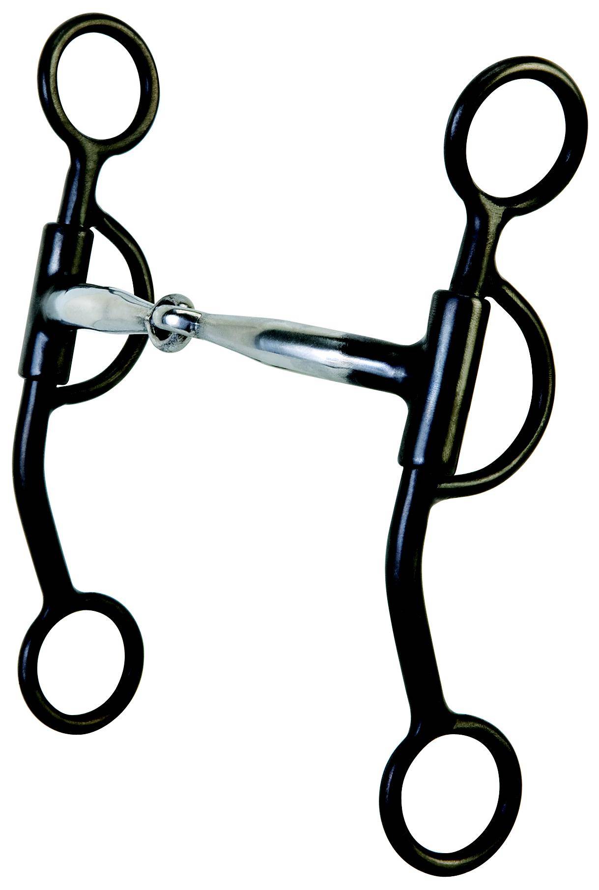 Weaver Leather Prof Thin Style Shank Snaffle With Copper Inlay