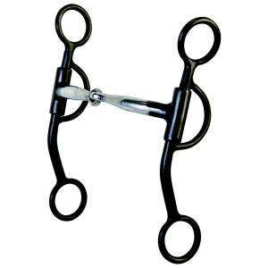 Weaver Leather Prof Thin Style Shank Snaffle With Copper Inlay