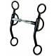 Weaver Leather Prof Thin Style Shank Snaffle W/Copper Inlay