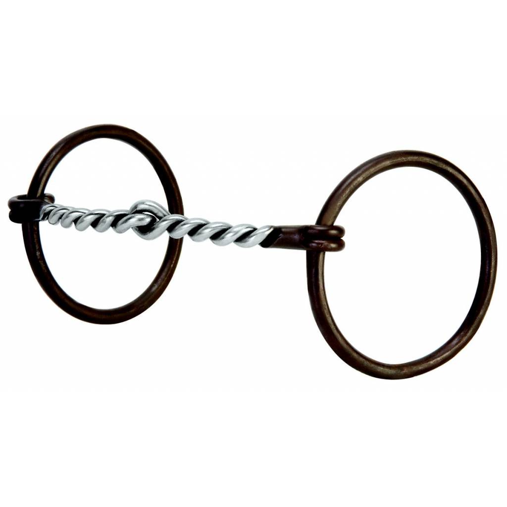 Weaver Leather Prof O Ring Snaffle With Twisted Curve