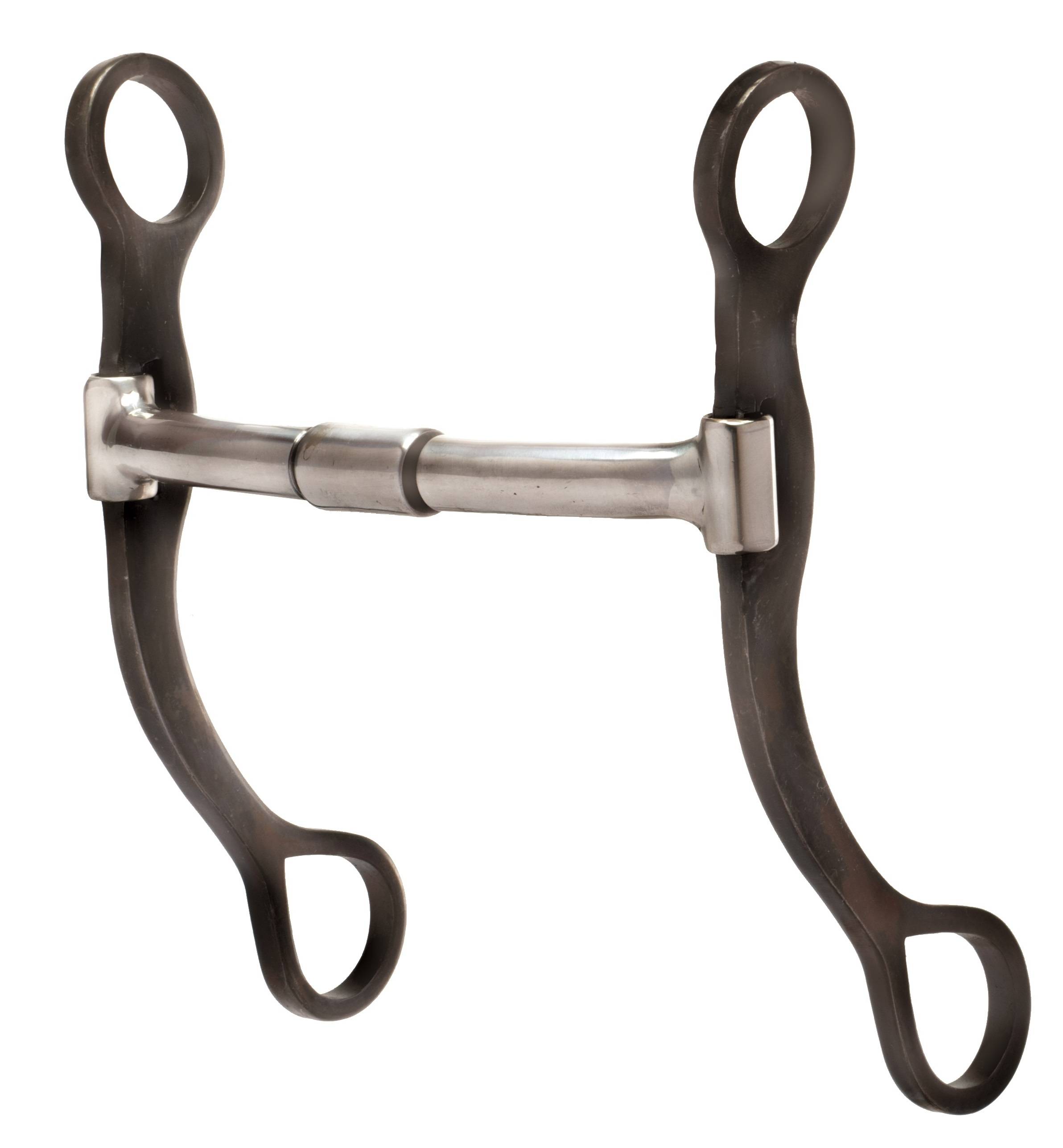 Weaver Leather Antiqued Shank Snaffle With Copper Inlay