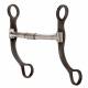 Weaver Leather Antiqued Shank Snaffle W/Copper Inlay