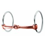 Weaver Leather Ring Snaffle W/Copper Mouth