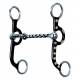 Weaver Leather Antiqued Shank Snaffle With Twist Wire