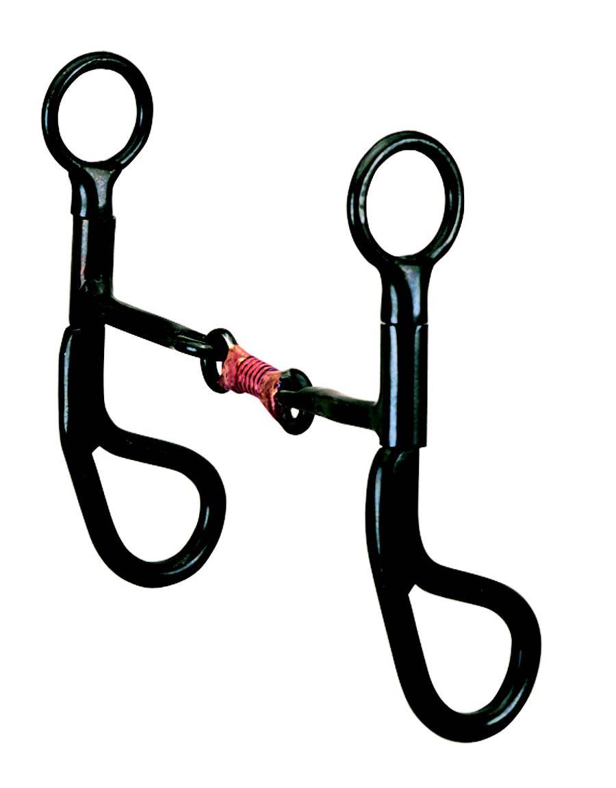Weaver Leather Three Piece Snaffle With Copper Inlay
