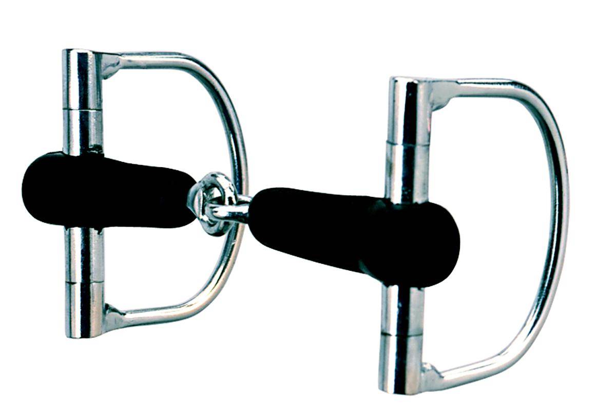 Weaver Leather Rubber Covered D-Ring Snaffle