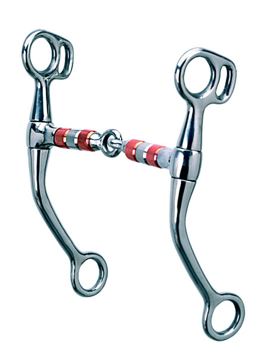 Weaver Leather Tom Thumb Snaffle With  Roller Mouth
