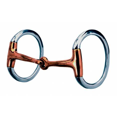 Weaver Leather Eggbutt Snaffle Bit With Copper Mouth