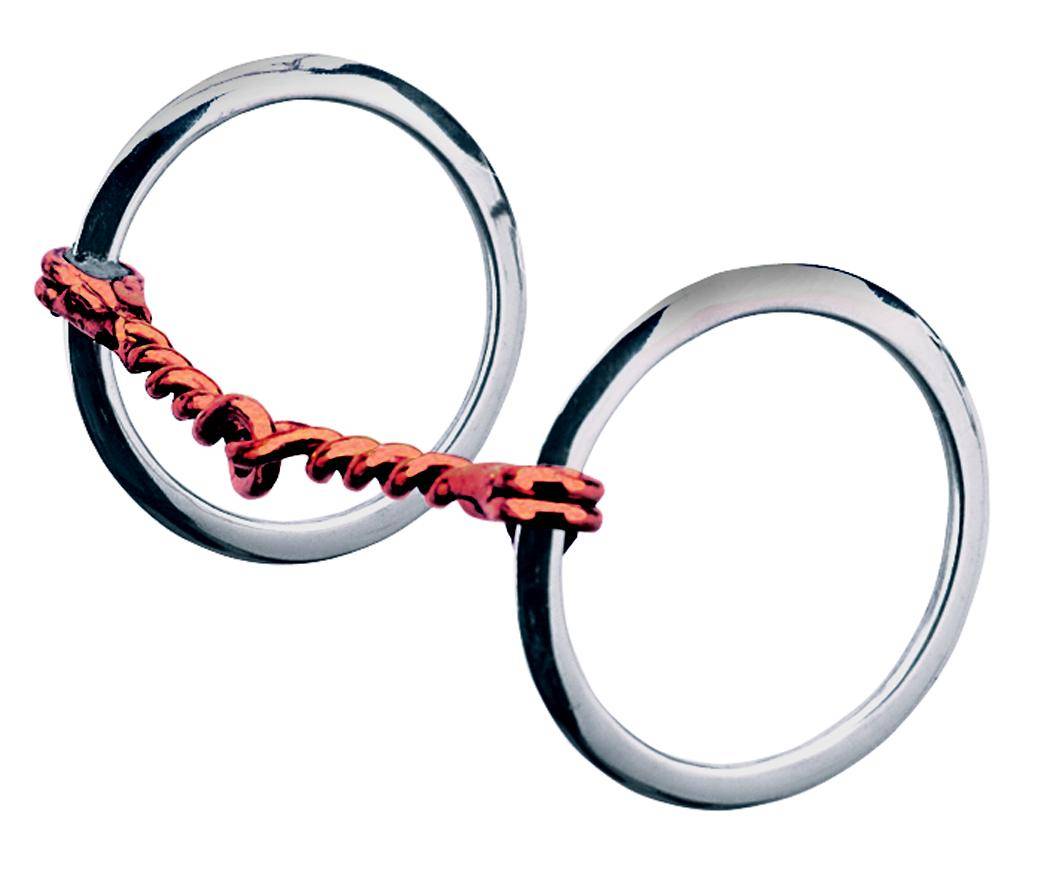 Weaver Leather Single Twisted Wire Ring Snaffle Bit