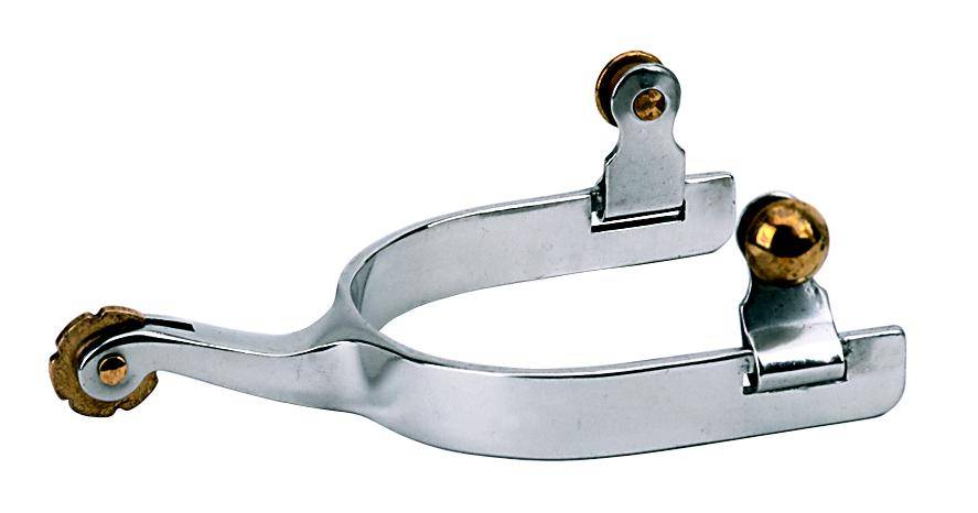 Weaver Leather Roping Spurs With Plain Band