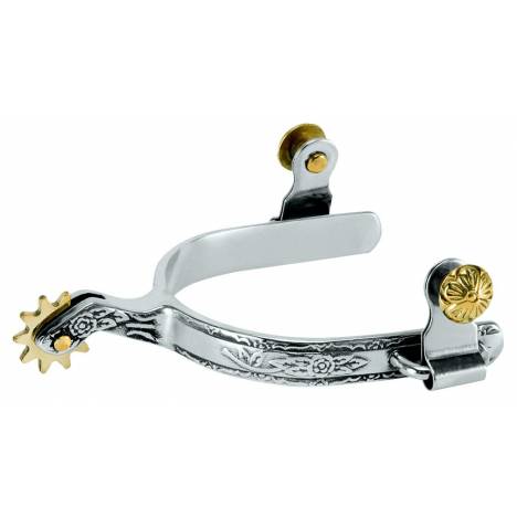 Weaver Leather Ladies' Roping Spurs With Engraved Band
