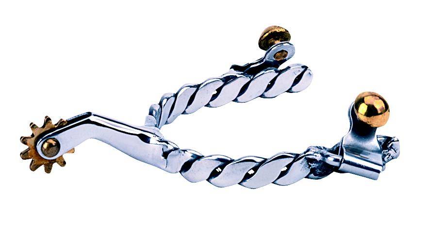 Weaver Leather Ladies' Roping Spurs With Twisted Band