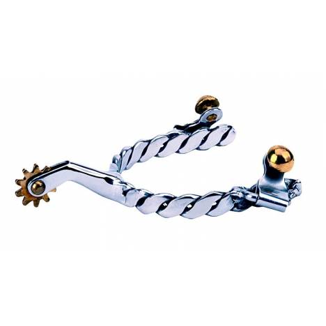 Weaver Leather Ladies' Roping Spurs With Twisted Band